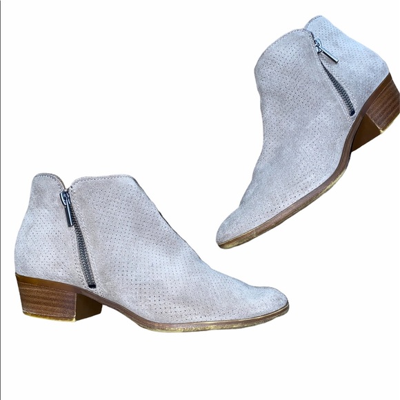 Lucky Brand booties tan leather size 8 1/2 medium - Picture 1 of 8